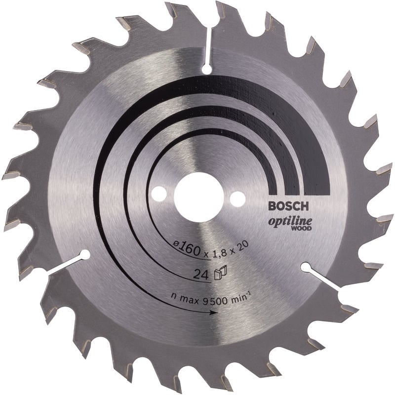 

BOSCH 2608641171 Hoja sierra circular Optiline Wood 160 x 20/16 x 1,8 mm 24