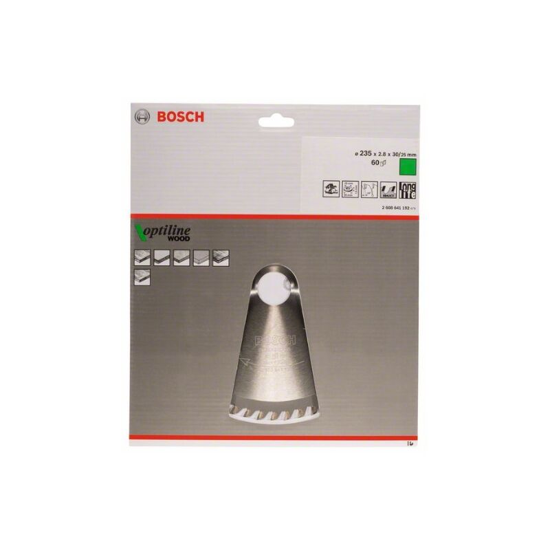 

Hoja De Sierra Circular Op Wo H 235X30-60 - Bosch