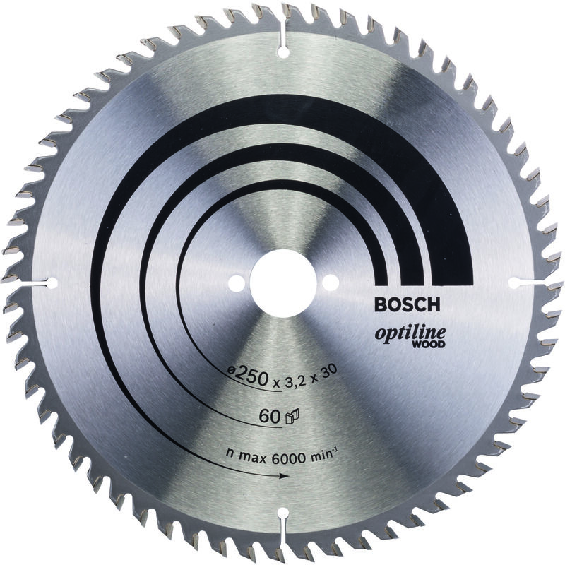 

BOSCH 2608640729 Hoja De Sierra circular OP WO H 250x30-60