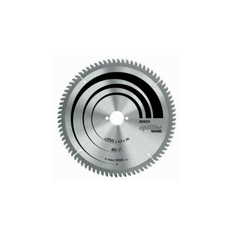 

Bosch - Hoja de sierra circular Optiline Madera Ø 305mm 80 dientes de diámetro 30mm