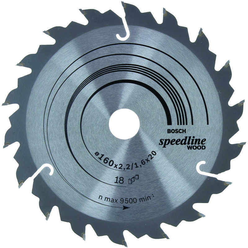 

BOSCH 2608640787 Hoja De Sierra circular SE WO H 160x20-18