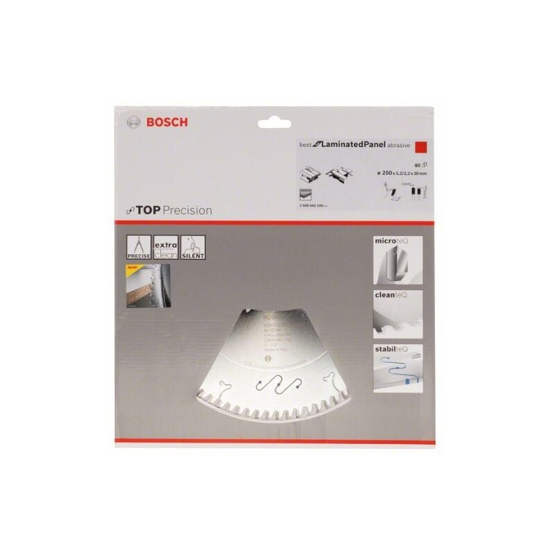 

BOSCH 2608642109 Hoja De Sierra circular BS CB S 250x30-80