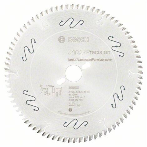 Hoja De Sierra Circularbs Cb S 250X30-80 - Bosch