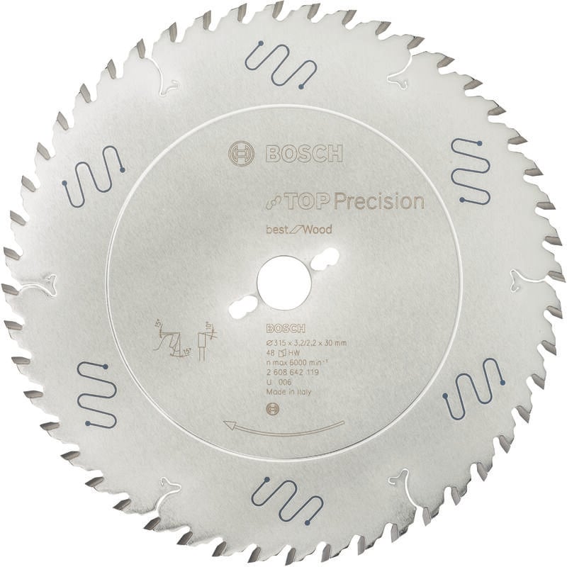 

BOSCH 2608642119 Hoja De Sierra circular BS WO S 315x30-48