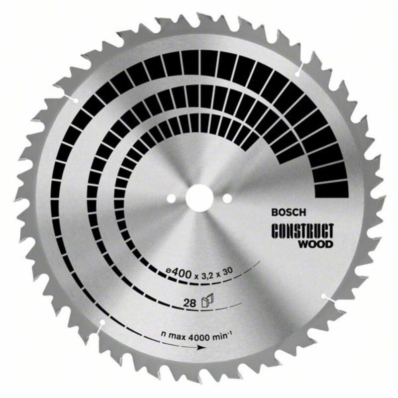 

Bosch Hoja de sierra circular Construct Wood. 600 x 30 x 4,0 mm