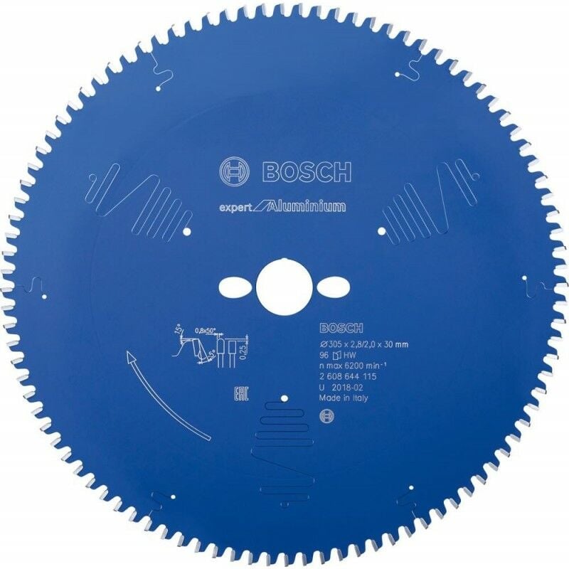 

Hoja de sierra circular.Expert Alu305x2,8x30mm Z96 TF-Bosch