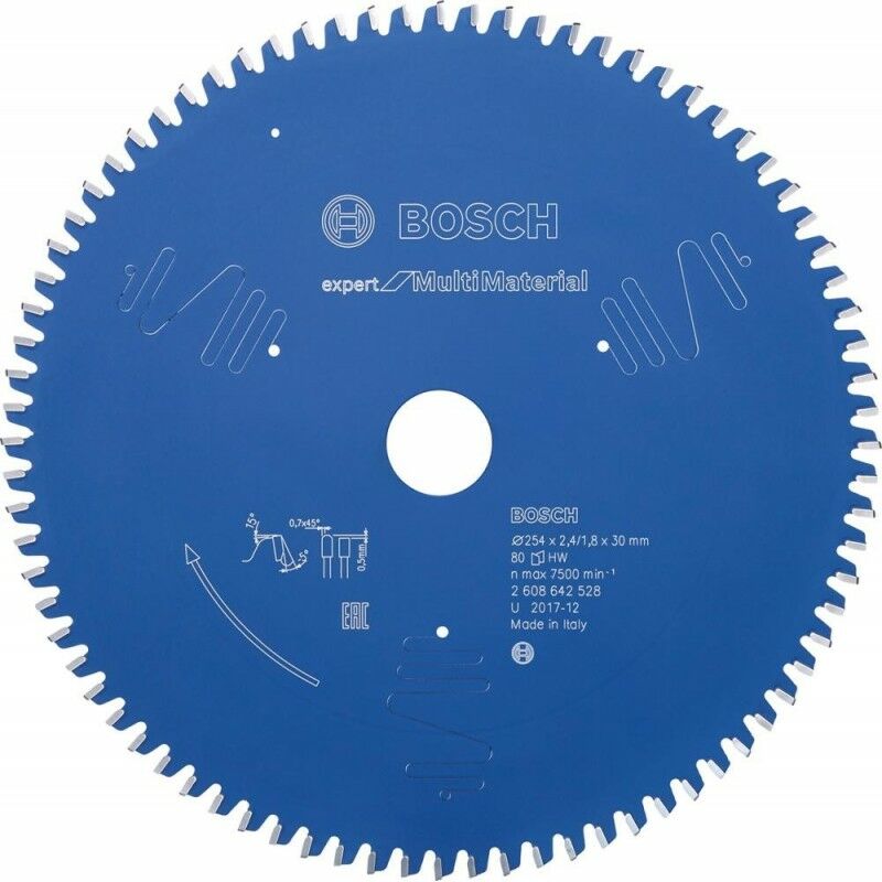 

Hazet - Hoja de sierra circular.Expert MM 254x2,4x30mm Z80 TF-Bosch