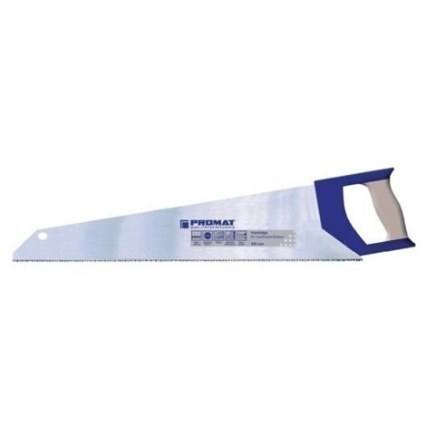 Hoja de sierra de mano L.450mm 7 ZpZ dientes universales PROMAT