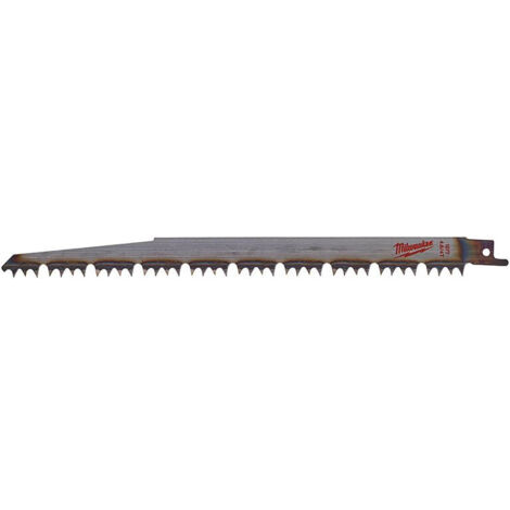 Hoja de sierra de sable 240x5.5/6 mm Milwaukee VE à 3 Unité pour bois