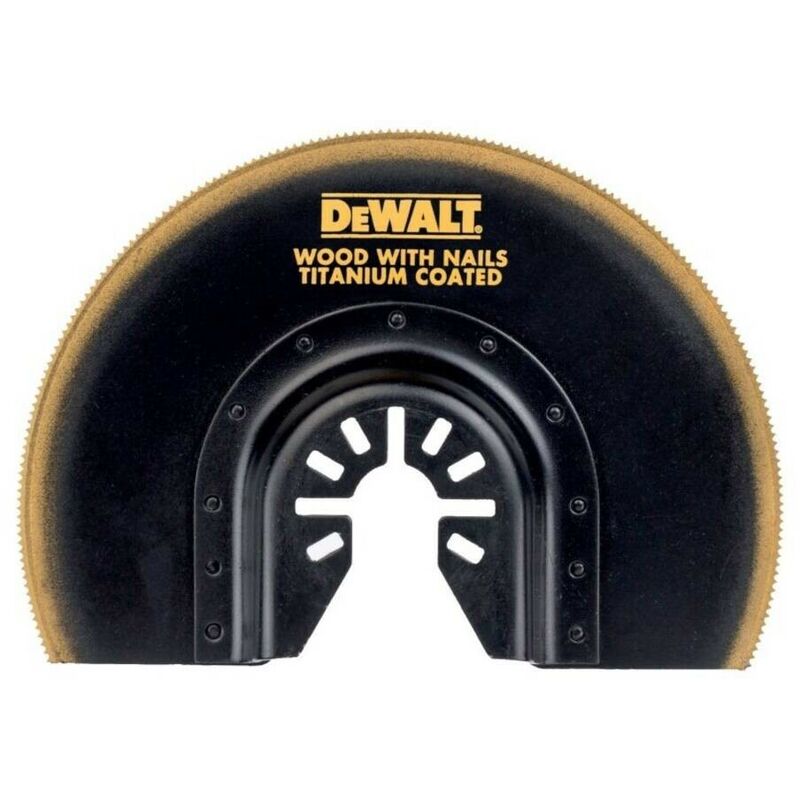 

DT20711-QZ - Hoja de sierra de titanio para corte al ras 100mm para multi-herramienta oscilante - Dewalt