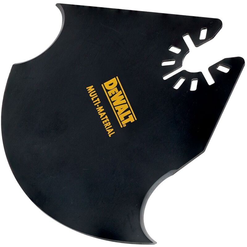 

DT20712-QZ Hoja de sierra multi-material 100mm para materiales como moqueta, cartón, tejas de asfalto y de vinilo para multi-herramienta oscillante
