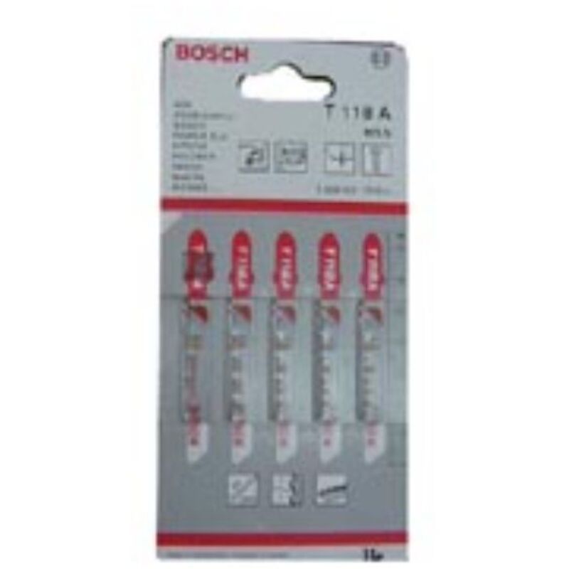 

BOSCH 2608631013 Hoja de sierra de calar T 118 A Basic for Metal