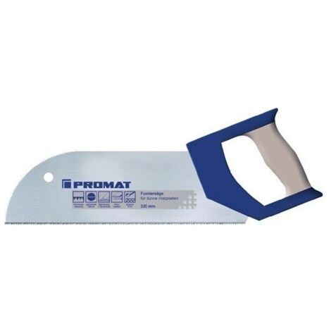 Hoja de sierra para chapa L.325mm ZpZ 15 Mango 2C para tableros de madera delgados PROMAT