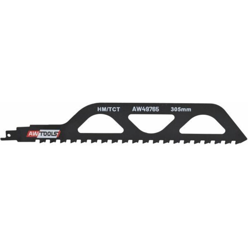 Hoja de sierra rec铆proca AWTOOLS de 305 mm para cortar ladrillos, hormig贸n y bloques de mamposter铆a