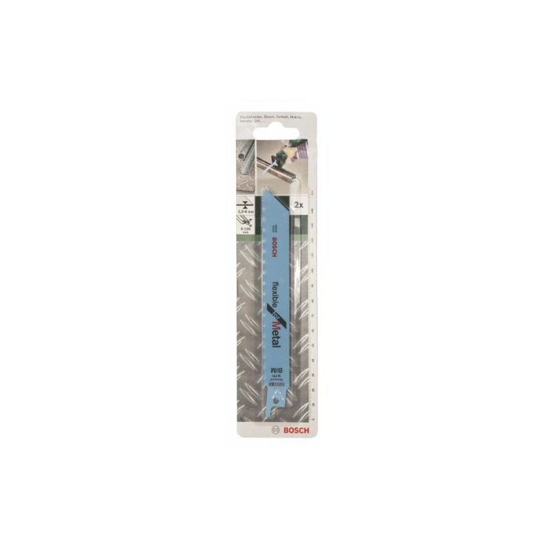 

Bosch 2 609 256 706 - Hoja de sierra sable bimetálica, S 922 EF (pack de 2)