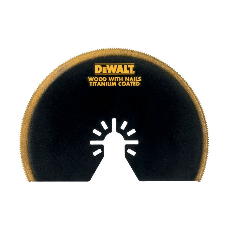 

DT20709-QZ Hoja de sierra segmentada de titanio 100mm para multi-herramienta oscillante - Dewalt