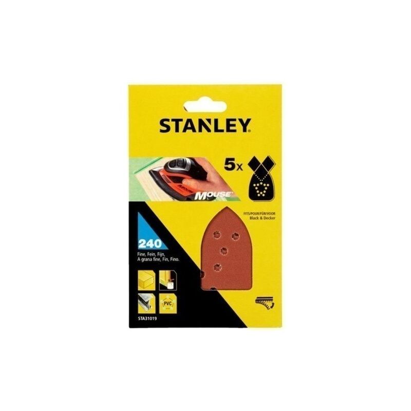 

Hoja Lija Mouse Perforada Gr280 5 Pz - Stanley