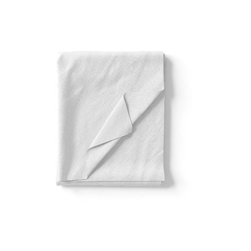 

Hoja One - Individual, color solido - para cama - Blanco en Algodon, 150 x 290 cm