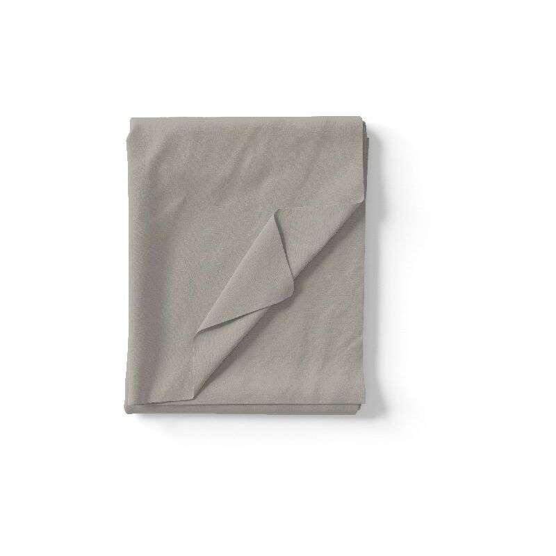 

Hoja One - Individual, color solido - para cama - Gris en Algodon, 150 x 290 cm