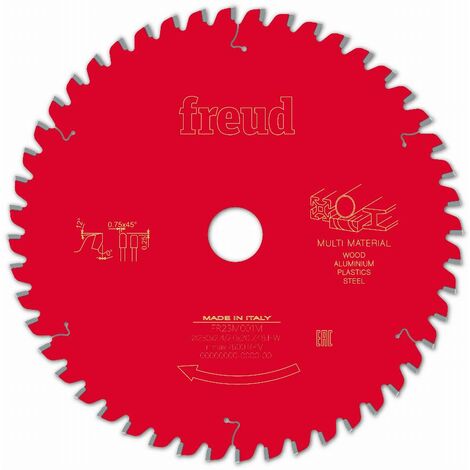 Hoja para sierra circular portátil FREUD - Ø250 2,4/2 AL30 Z48 TPB 0° - F03FS09888 -FR23M001M