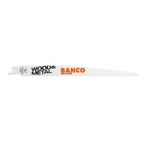 HOJA SABLE BIM 300MM 8/12 SL 3940-300-8/12-SL-5P - BAHCO
