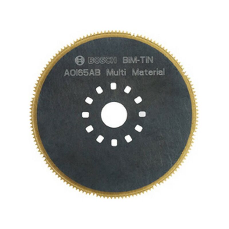 

Hoja segmentos, ref. Bosch : AOI 85 E, calidad de Hoja de sierra BiM-TiN, Ø 85 mm, utilización : para le madera contenant des clavos, el epoxi/GFK