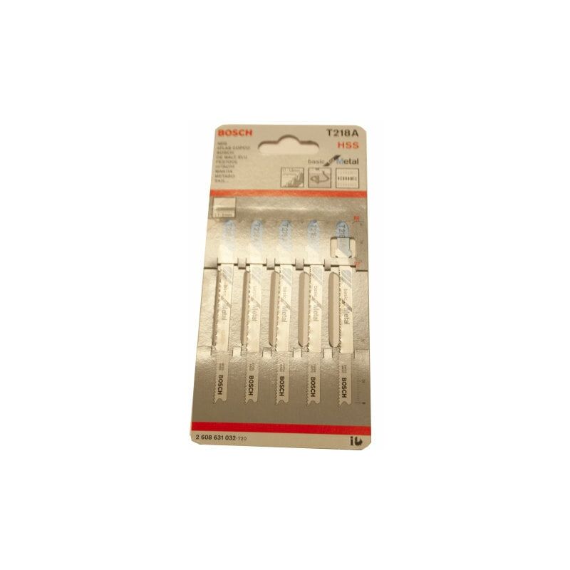 

Hoja sierra calar T218A HSS 5 unidades - Bosch