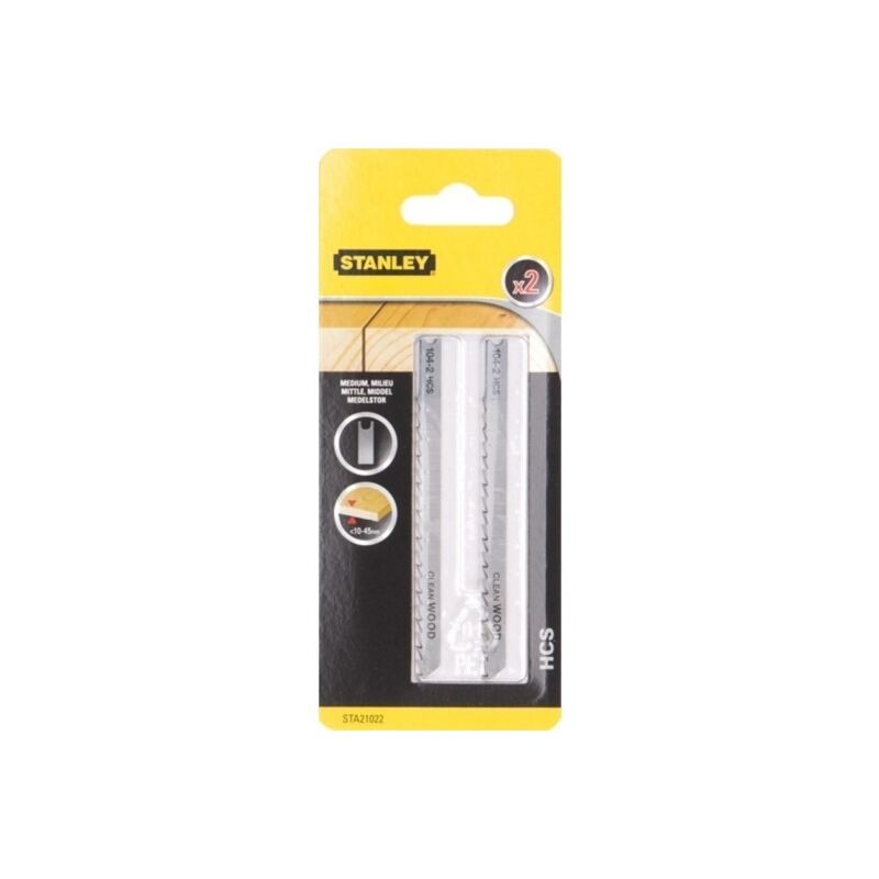 

Stanley ® - Hoja Sierra Calar Madera/Aglo L75Mm Vast.'U' C/Recto Stanley 2