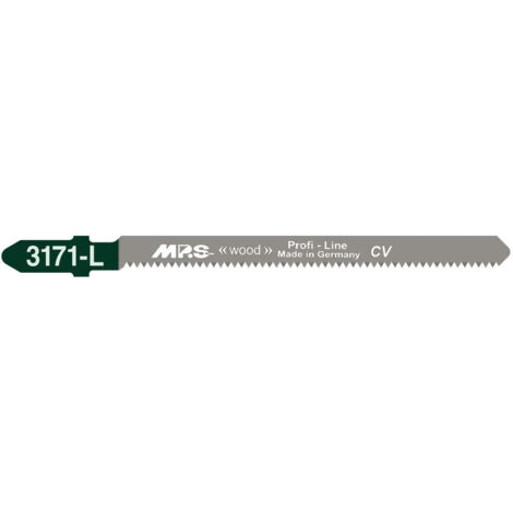 Hoja sierra calar MPS 3171-L dentado 18 TPI, cromo vanadio para cortes curvos.