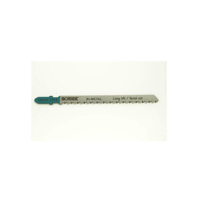 

Hoja Sierra Calar Para Madera (5 Un) T301 Cdf Recto Fino. Logitud 115 Mm - Ironside