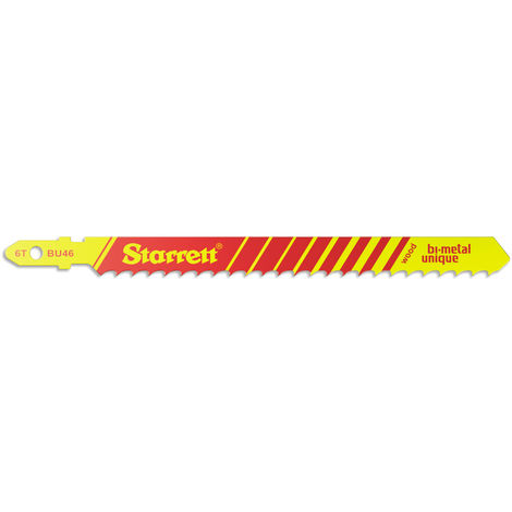 Hoja sierra calar Starret BU46-100MM Madera Blister 5 piezas