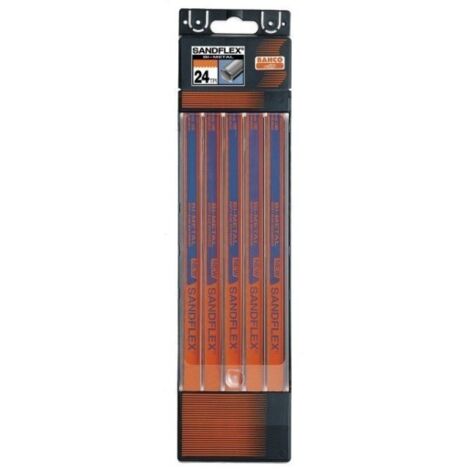 Hoja Sierra Mano 300Mm 24Dpp Met Bim.Cob Sandflex Bahco 5 Pz