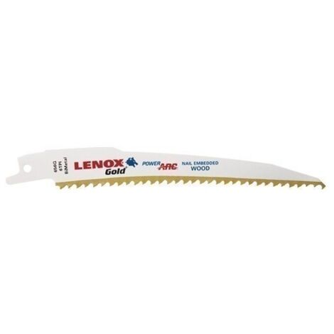 Hoja Sierra Sable 152Mm Hss Titanio Tipo 656Gr Gold Lenox