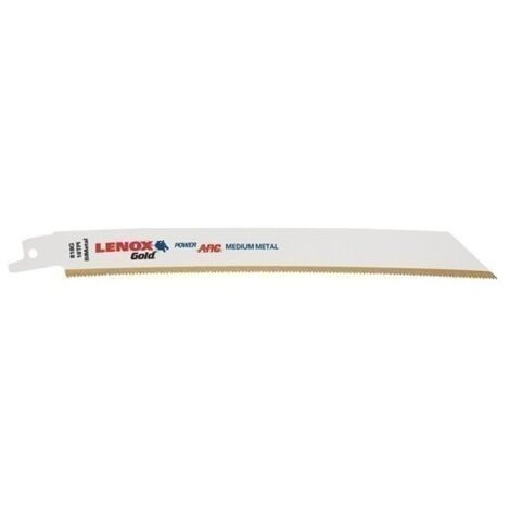 Hoja Sierra Sable 203Mm Hss Titanio Tipo 818Gr Gold Lenox