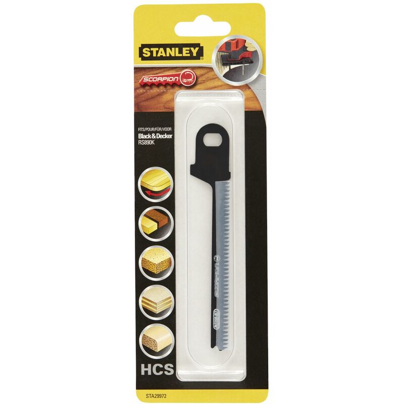 Hoja de hcs para contonear en madera 100mm Stanley STA29972-XJ