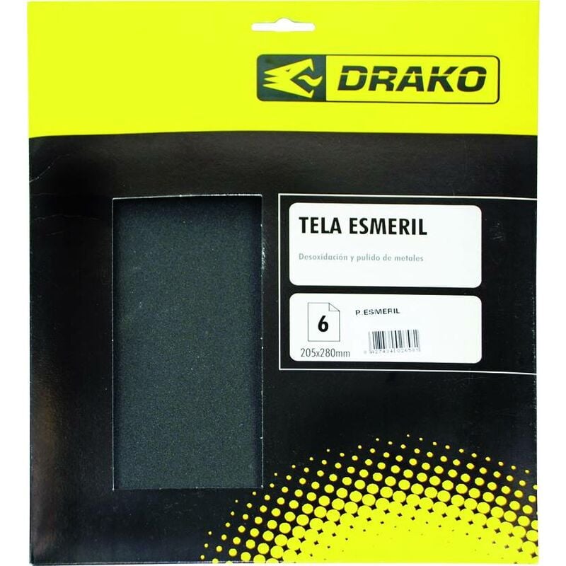 

Hoja Tela Esmeril (Bl6u) N. 3 Gr 40 - Drako