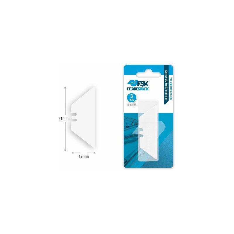 

Hoja Trapezoidal Cerámica (Blister 3Uds)