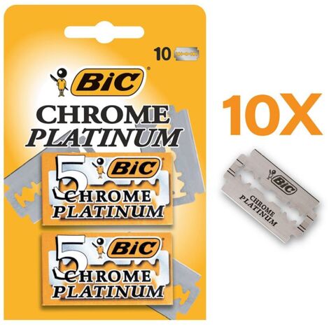 Hojas afeitado chrome platinum blíster 10 uds