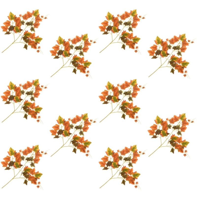 

Hojas artificiales de parra 10 unidades rojo 70 cm
