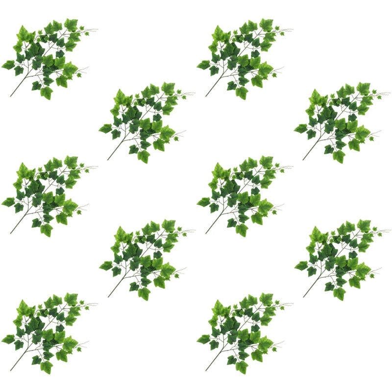 

Hojas artificiales de parra 10 unidades verde 70 cm