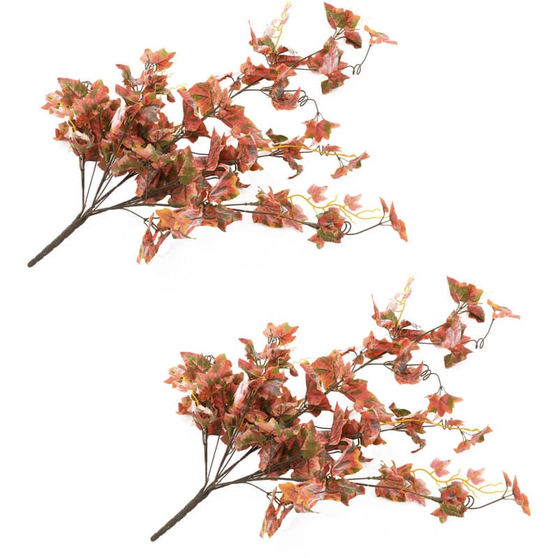 

Hojas artificiales de parra 2 unidades rojo 90 cm