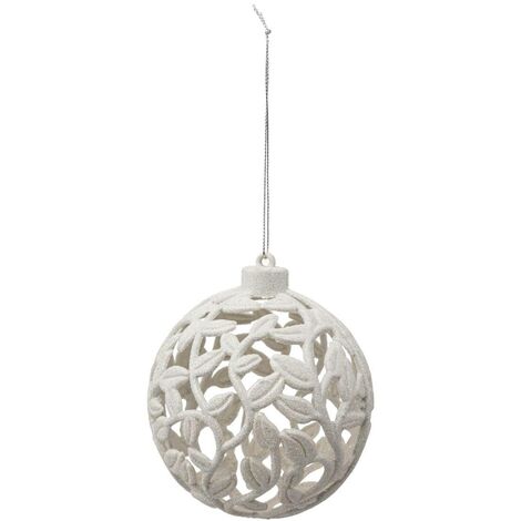 HOJAS BDN PLAST BLANCO D10CM - Feeric lights & christmas