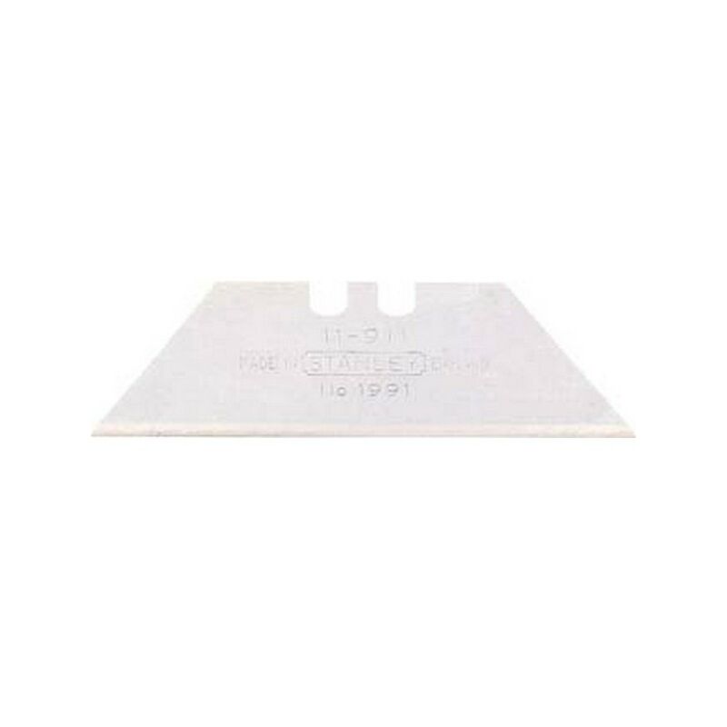 

Hoja de recambio para cuchillo universal, Modelo : Hoja trapézoïdale, dimensiones 50 x 0,45 x 19 mm