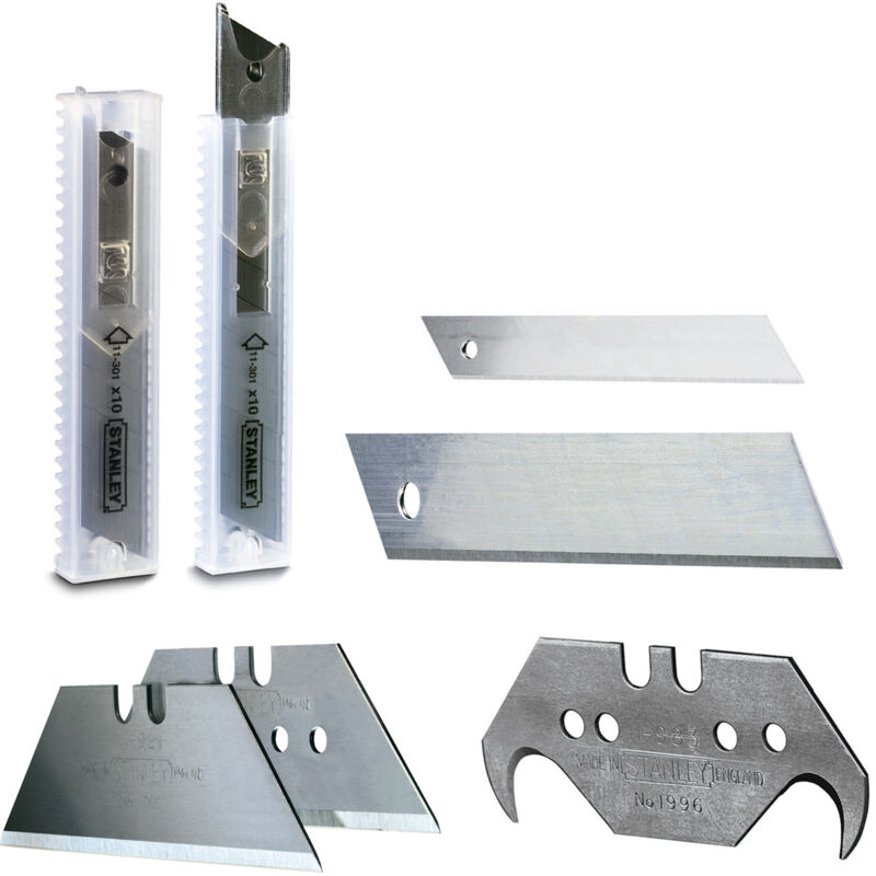 

Stanley ® - Paquete - 10 Hojas - 0-11-301 Hojas Cutter 18Mm