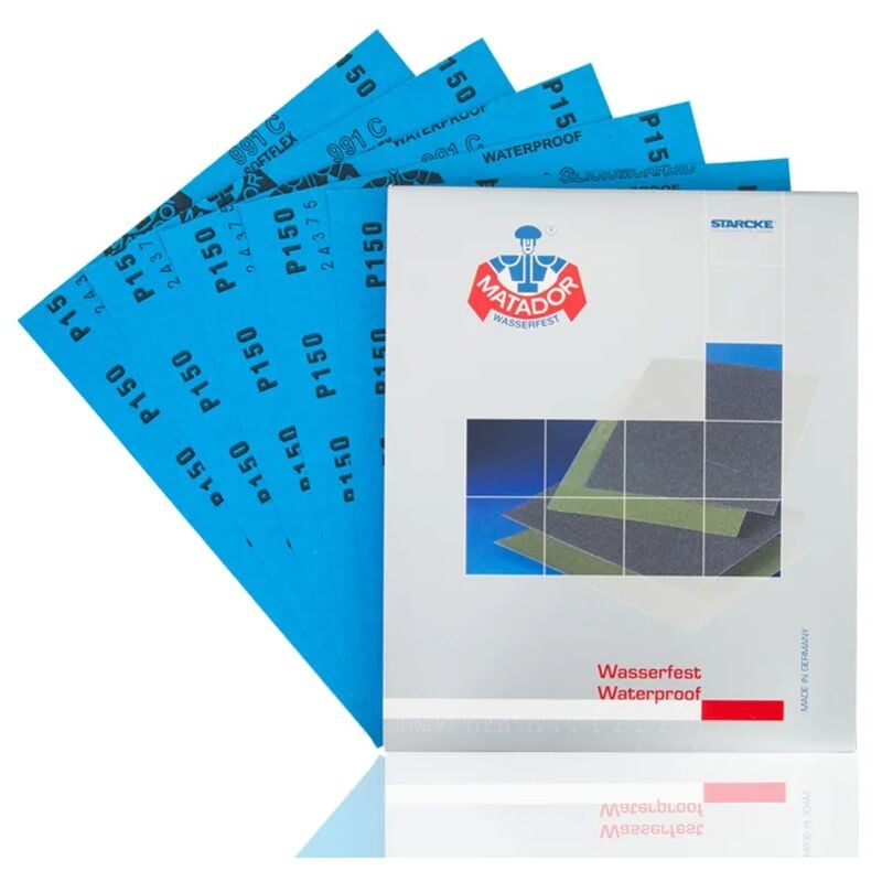 

Starcke - HOJAS DE PAPEL LIJA AGUA MATADOR | GRANO: P2500