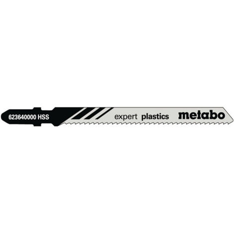 Hojas de sierra calar expert aluminio útil L.74mm Paso 2mm HSS Dientes rectificados 5uds.