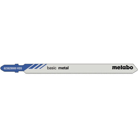 Hojas  de sierra  de calar  Classic  L.106mm  paso  de  dientes  2mm  HSS  fresadas  onduladas  5ud.