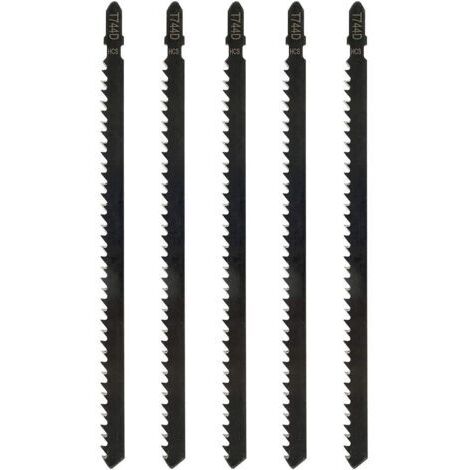 hojas de sierra de calar T744D de 180 mm - Accesorio profesional compatible con sierras de calar Bosch y Metabo para madera y metal.