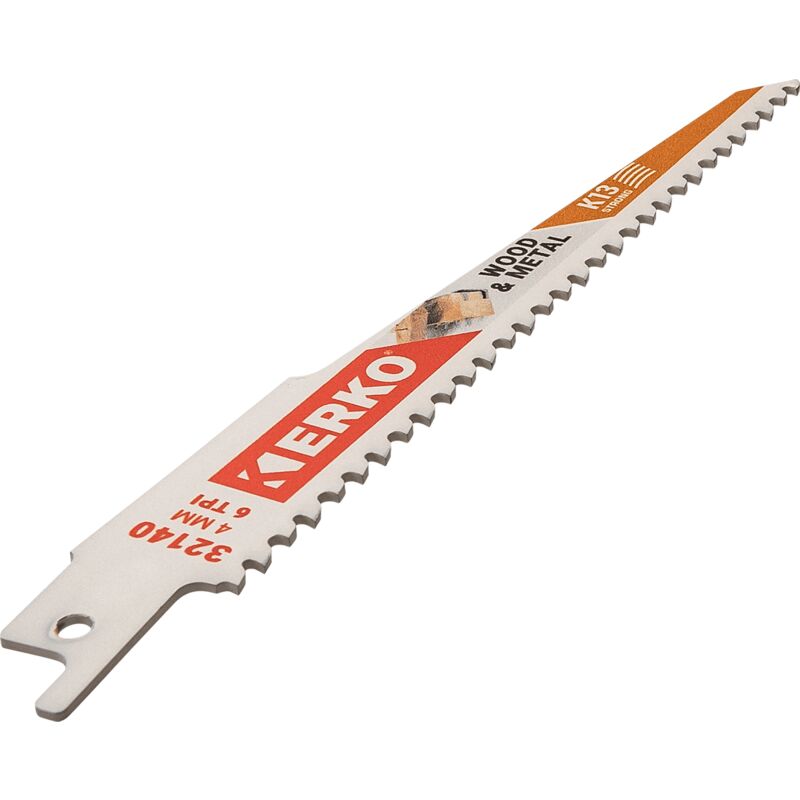 

Hojas de sierra de sable para madera, metal, 6T K13, 5 piezas - Erko