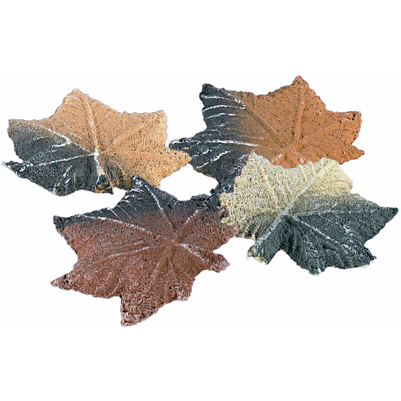 

Purline - Hojas decorativas de fibra cerámica para Chimenea de etanols, 4 unidades